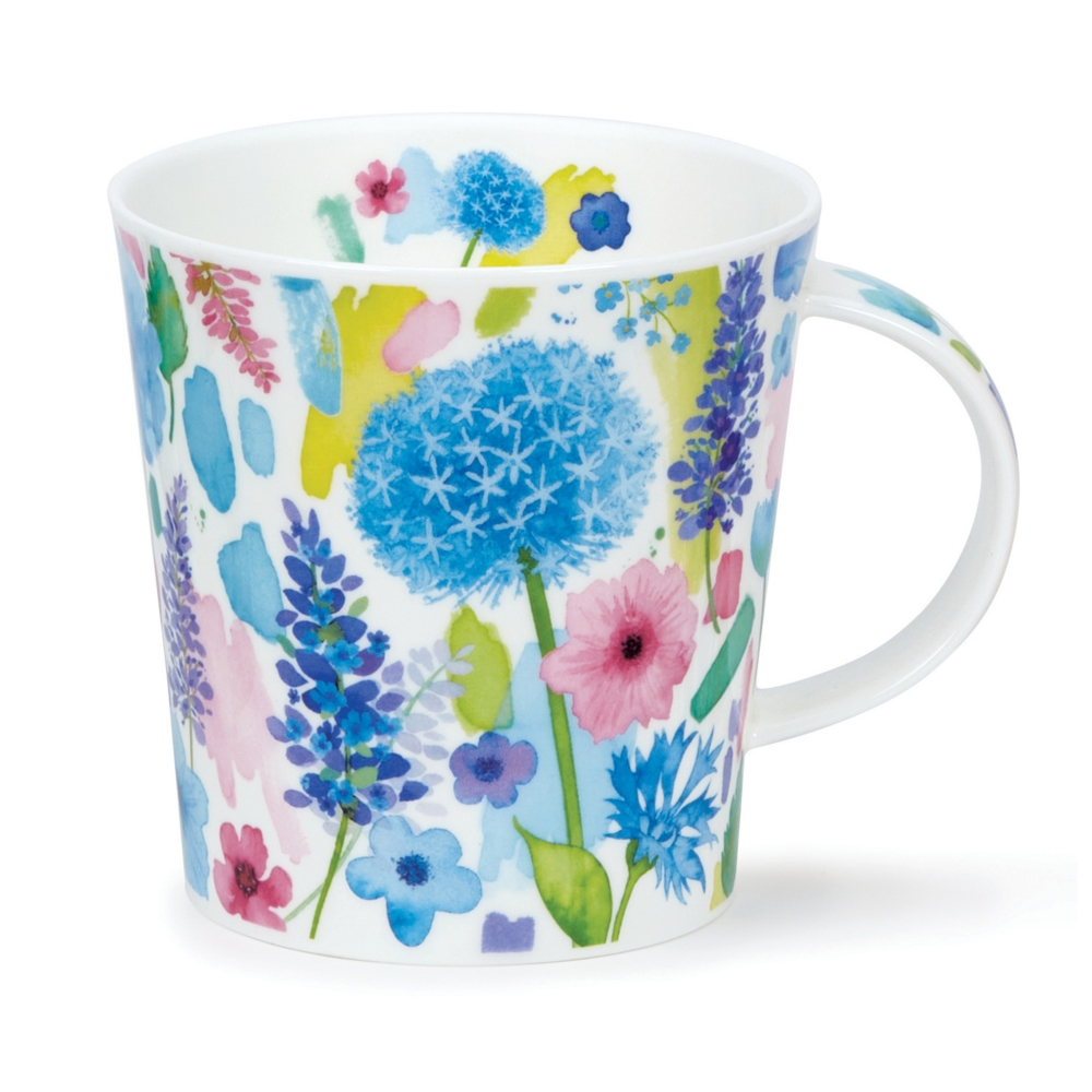 Grande Tasse à Thé Dunoon Satori Blue Jumbo 0,42 L, Porcelaine Anglaise, Neuve